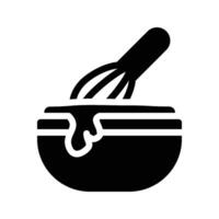 Dough Preparation icon - solid vector