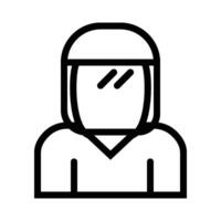PPE icon - line vector