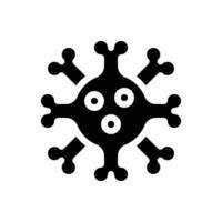 Corona Virus icon - solid vector