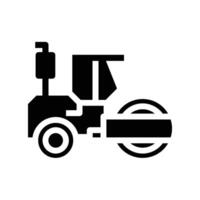 Tracked Skid Loader icon - solid vector