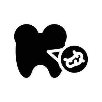 Germs Icon - solid vector