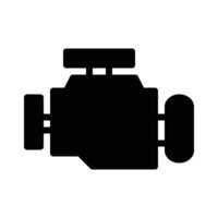 engine icon solid vector