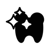 Clean Tooth Icon - solid vector