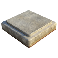 Stone Platform 3D Render png