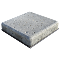 3D Render Stone Texture Square Block png