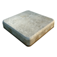 Square Concrete Slab 3D Render png