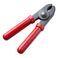 3D Render Red Handled Pliers png