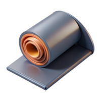 Abstract 3D Render Cylindrical Forms png