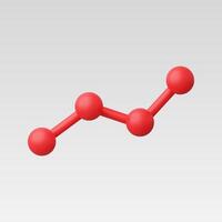 3d Realistic Analytics Data Icon illustration vector