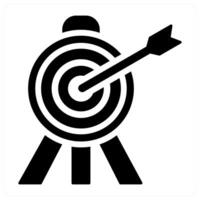 Target and aim icon concept vector