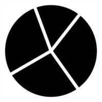 Pie Chart and data icon concept vector