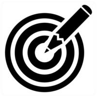 Target and aim icon concept vector
