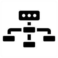Business Hierarchy and leadership icon concept vector