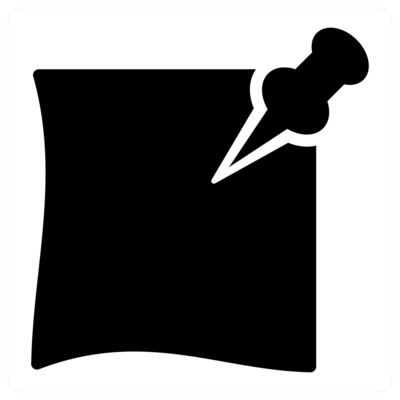 Pin and map icon concept
