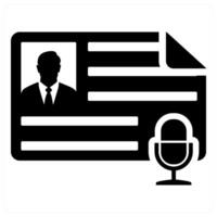 Identification Card and card icon concept vector