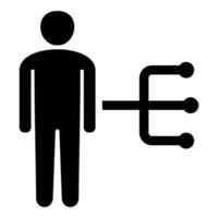 Work Responsibilities and task icon concept vector