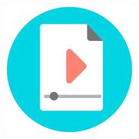 File and file format icon concept vector