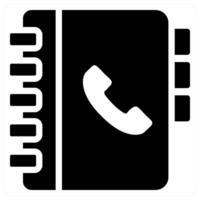 Contact Book and contacts icon concept vector