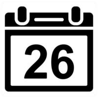 Calendar and time icon concept vector