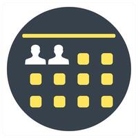 User Details and details icon concept vector
