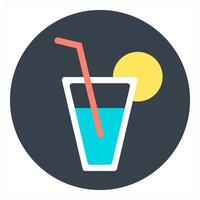 Beverage and drinks icon concept vector