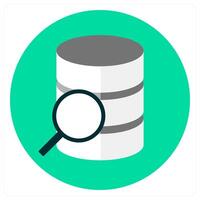 Data Search and data icon concept vector