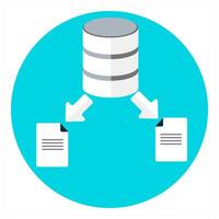 Data Transfer and transfer icon concept vector