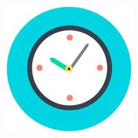 Clock and timer icon concept vector