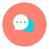 Message and chat icon concept vector