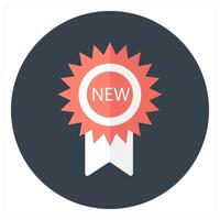 New Badge and promotion icon concept vector