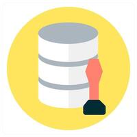 Database and server icon concept vector