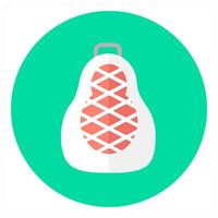 Lantern and lamp icon concept vector