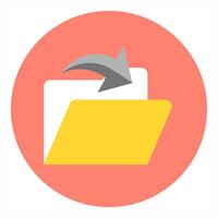 File Transfer and file icon concept vector