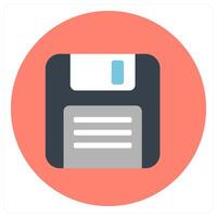 Floppy Disk and floppy disk icon concept vector