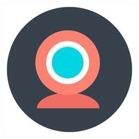 Web Camera and camera icon concept vector
