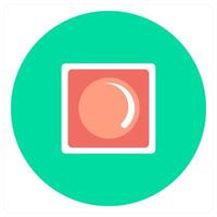Stop Button and stop icon concept vector