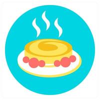 Cake and party icon concept vector