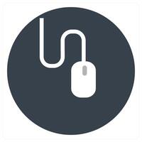 Mouse and click icon concept vector
