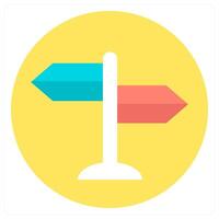 Directions and map icon concept vector