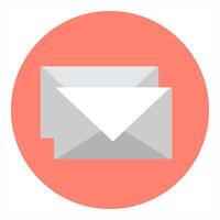Mail and envelop icon concept vector
