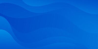 Blue gradient abstract fluid wave background, modern dynamic wallpaper vector