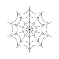 Spider web eps icon. Spider web on white background. vector
