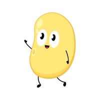 Soybean . Soybean character design. vector