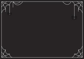 Happy Halloween background. Blank halloween background. Spider in Halloween day. Spider web. Blank. vector