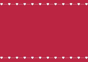 Heart frame. Valentine background with pink hearts. Paper style realistic valentines day card design. free space for text. copy space. vector