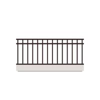 Railing . railing on white background. wallpaper. free space for text. copy space. vector