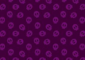 Skull, pumpkin and Bone pattern background. Skull icon. Halloween icon. Halloween pattern. vector