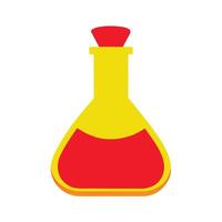 Volumetric flask design vector