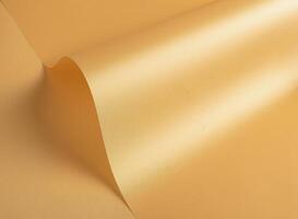 Elegant yellow paper background with a fine texture and subtle wavy folds. Featuring a sleek and photo