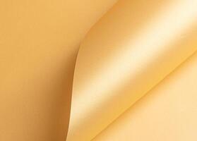Yellow paper background with a smooth glossy finish and subtle gradient. Featuring gentle folds and photo